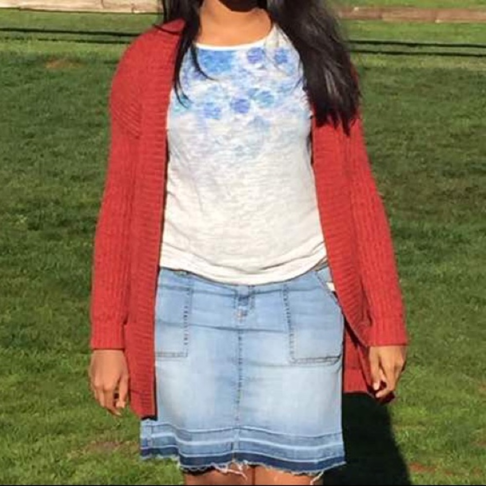 Express open front cardigan
